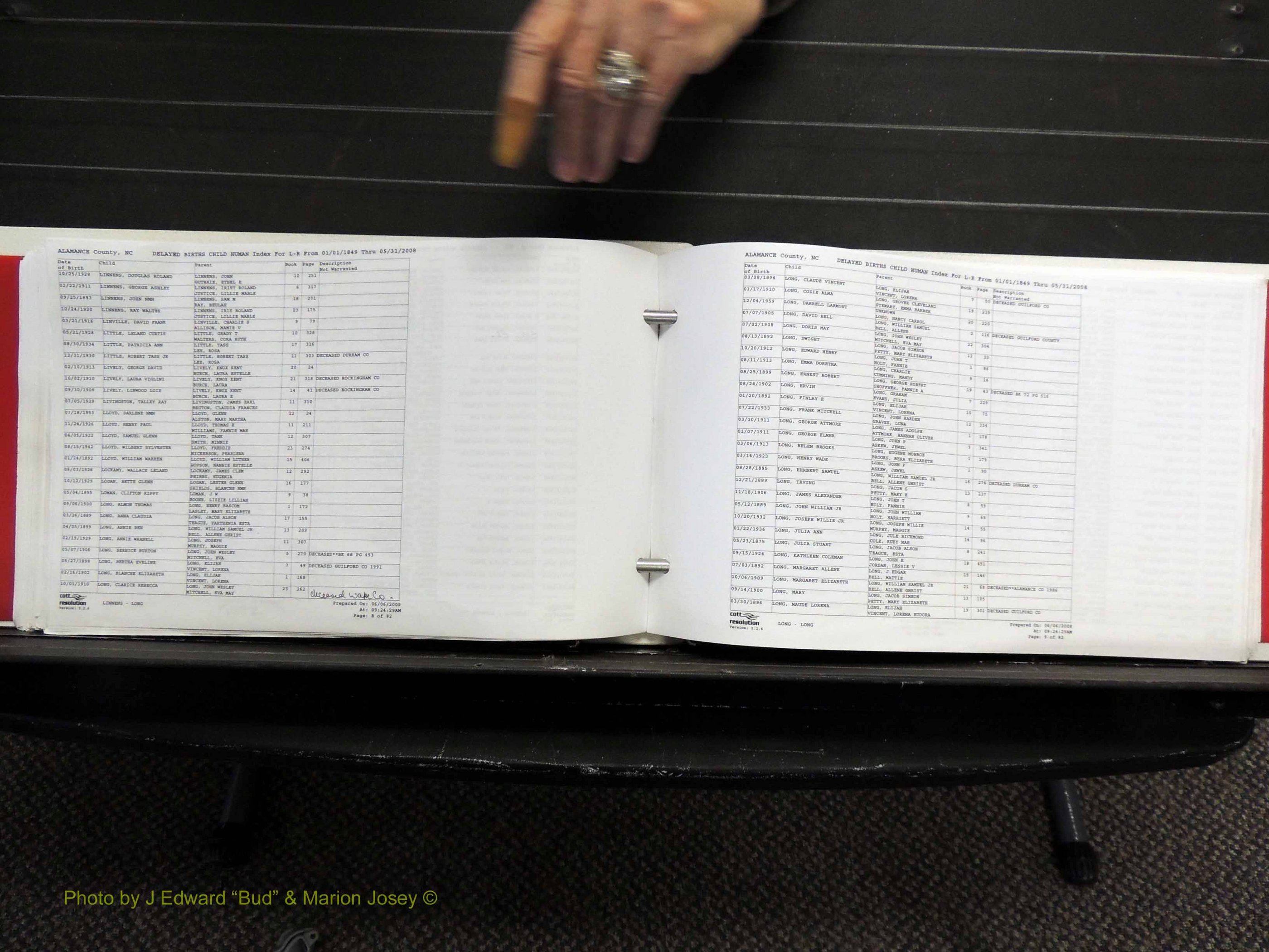 Alamance Co, NC, Delayed Births (185).JPG