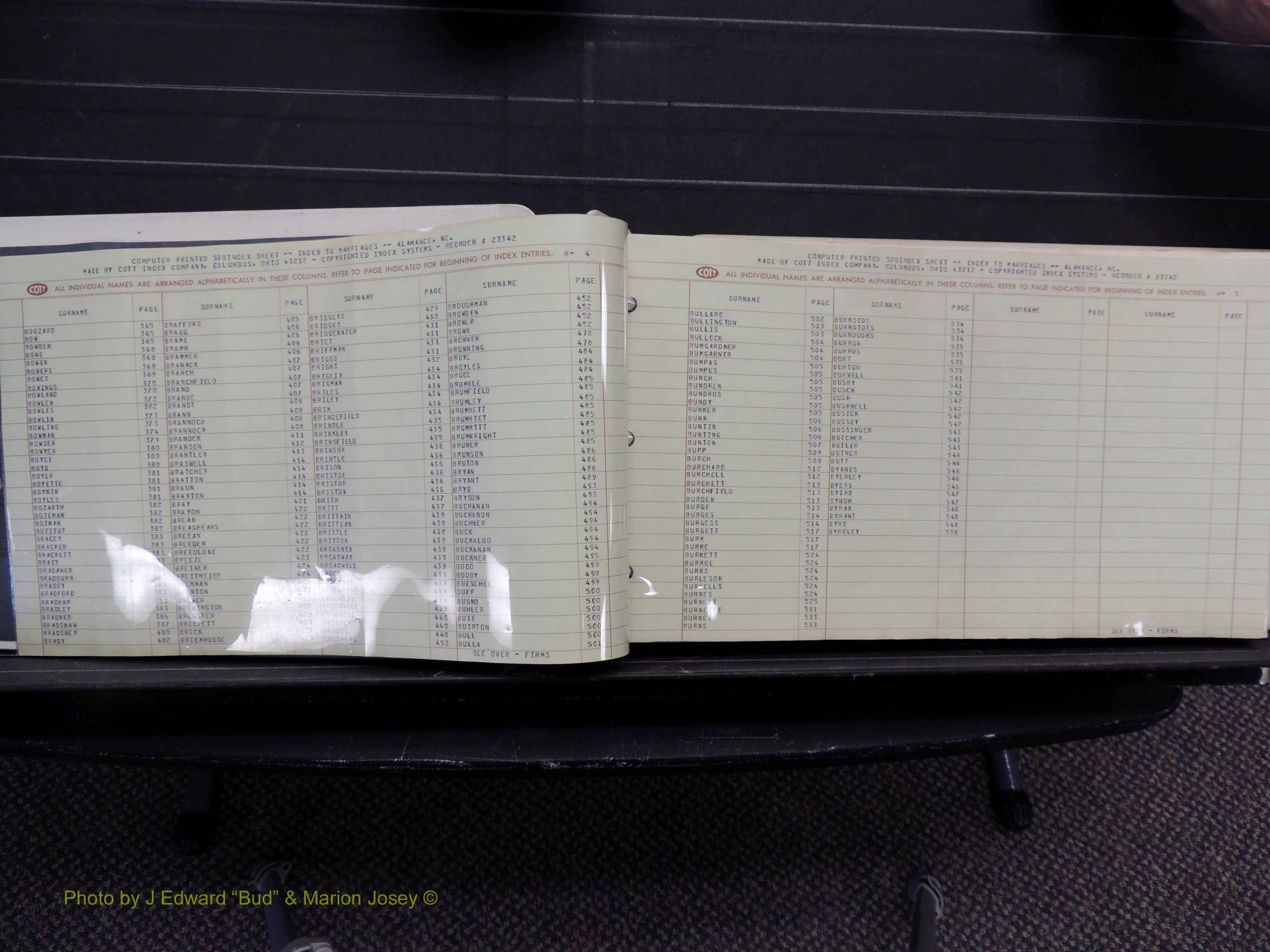 Alamance Co, NC, Marriages, A-B, 1868-1961 (103).JPG