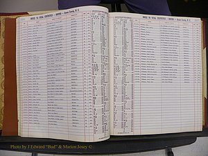 Anson Co, NC, Births, Mc-Z, 1913-1960 (022).JPG
