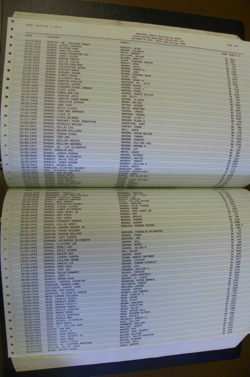 Bun. Co, NC, Deaths  1989 - 2002 (134).JPG