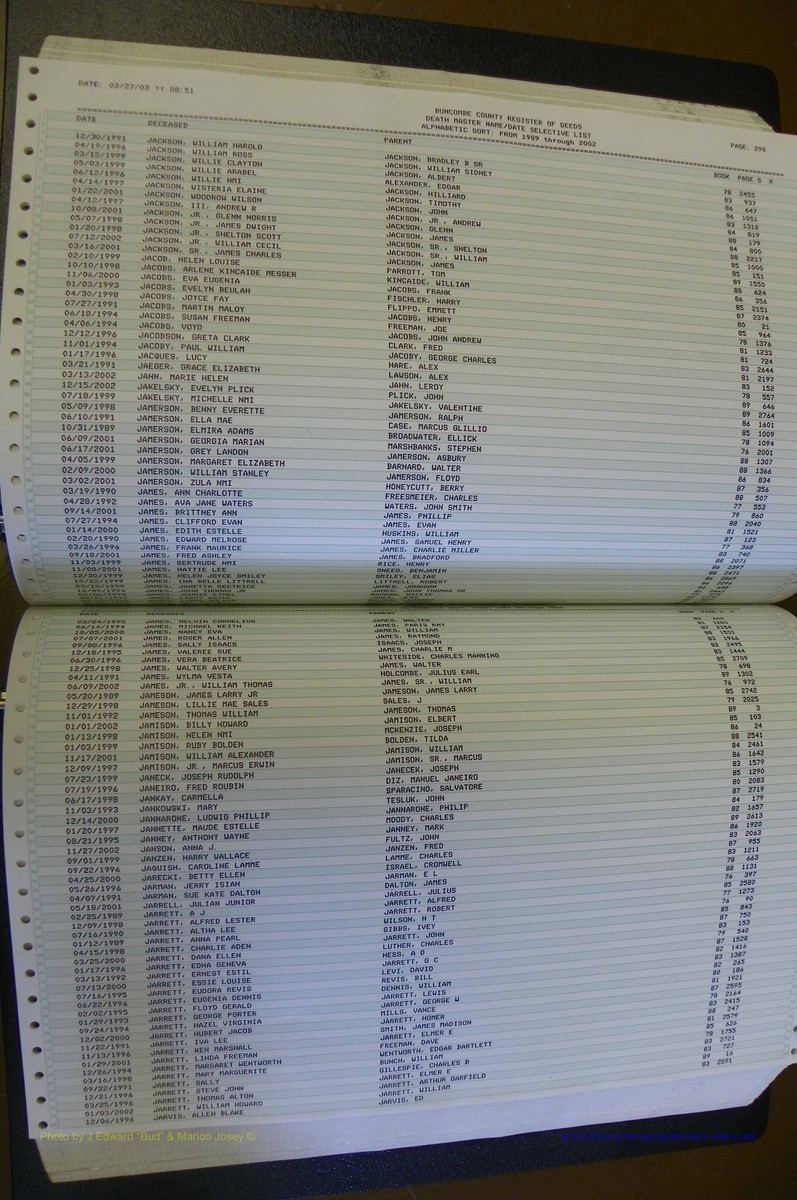 Bun. Co, NC, Deaths  1989 - 2002 (152).JPG