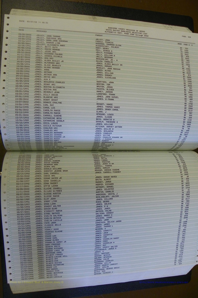 Bun. Co, NC, Deaths  1989 - 2002 (157).JPG