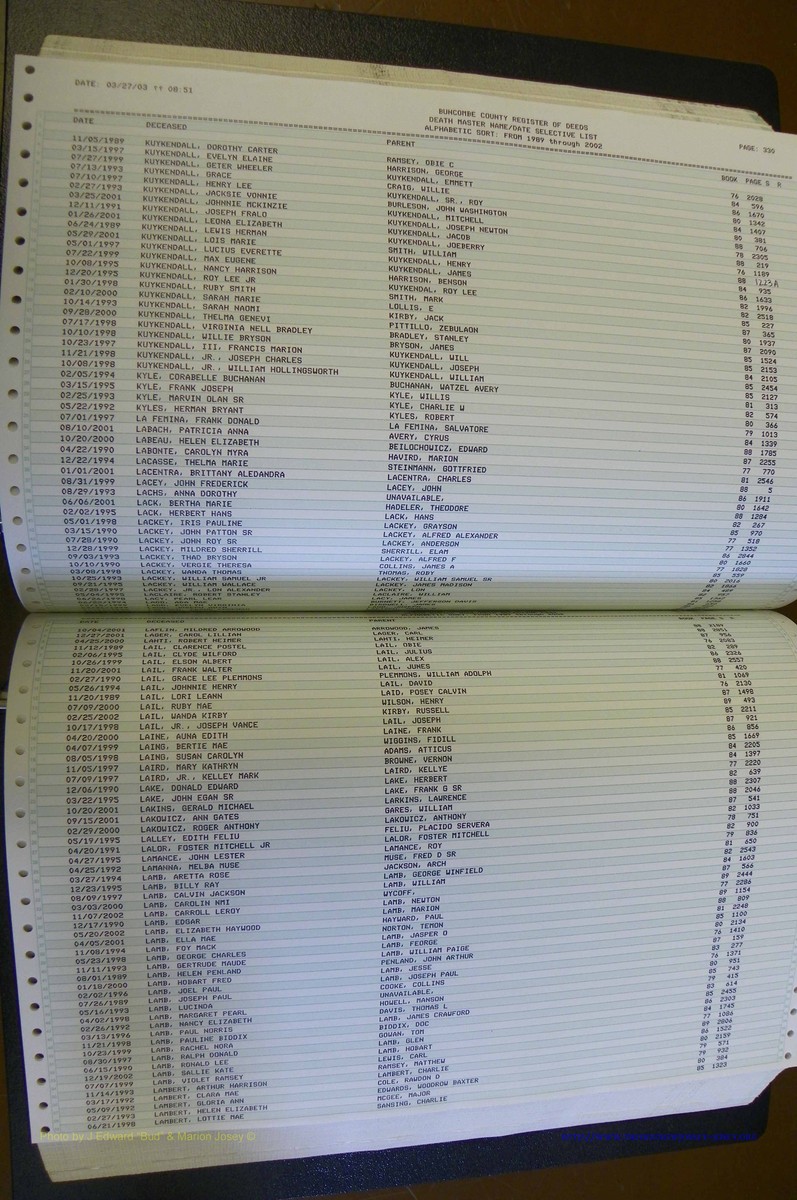 Bun. Co, NC, Deaths  1989 - 2002 (168).JPG