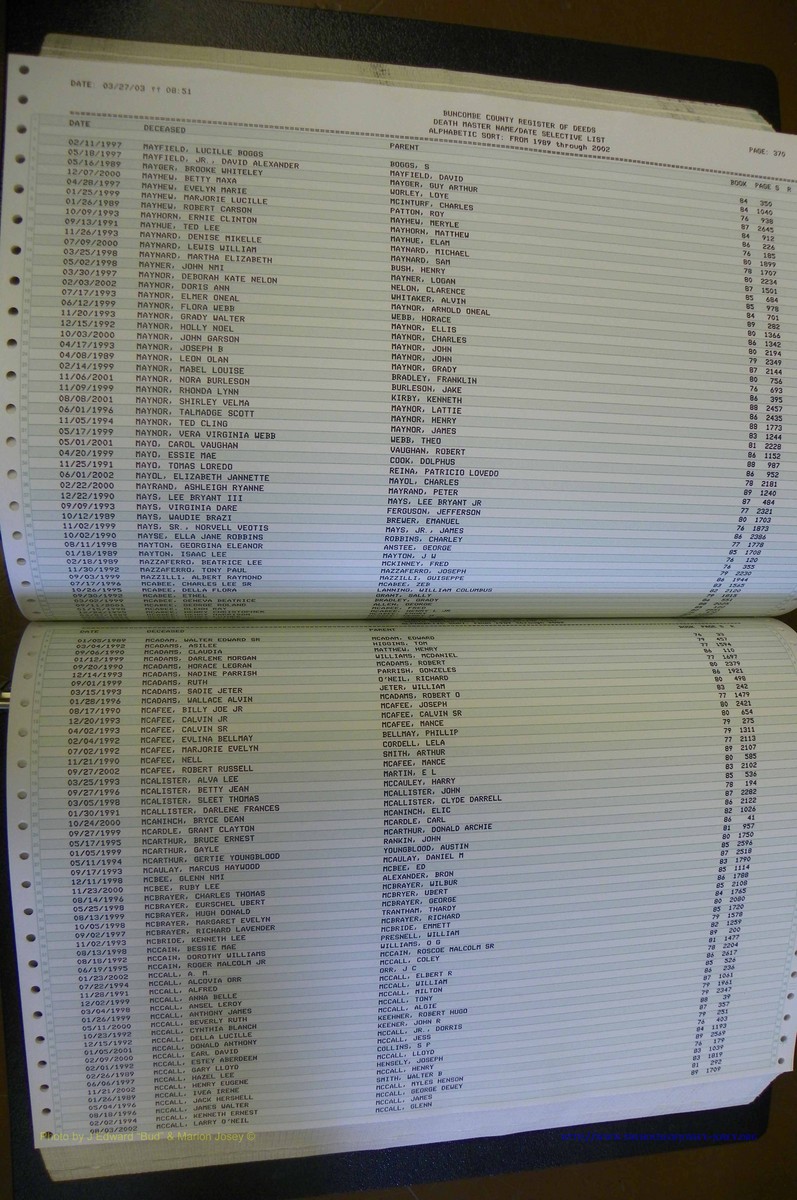 Bun. Co, NC, Deaths  1989 - 2002 (188).JPG