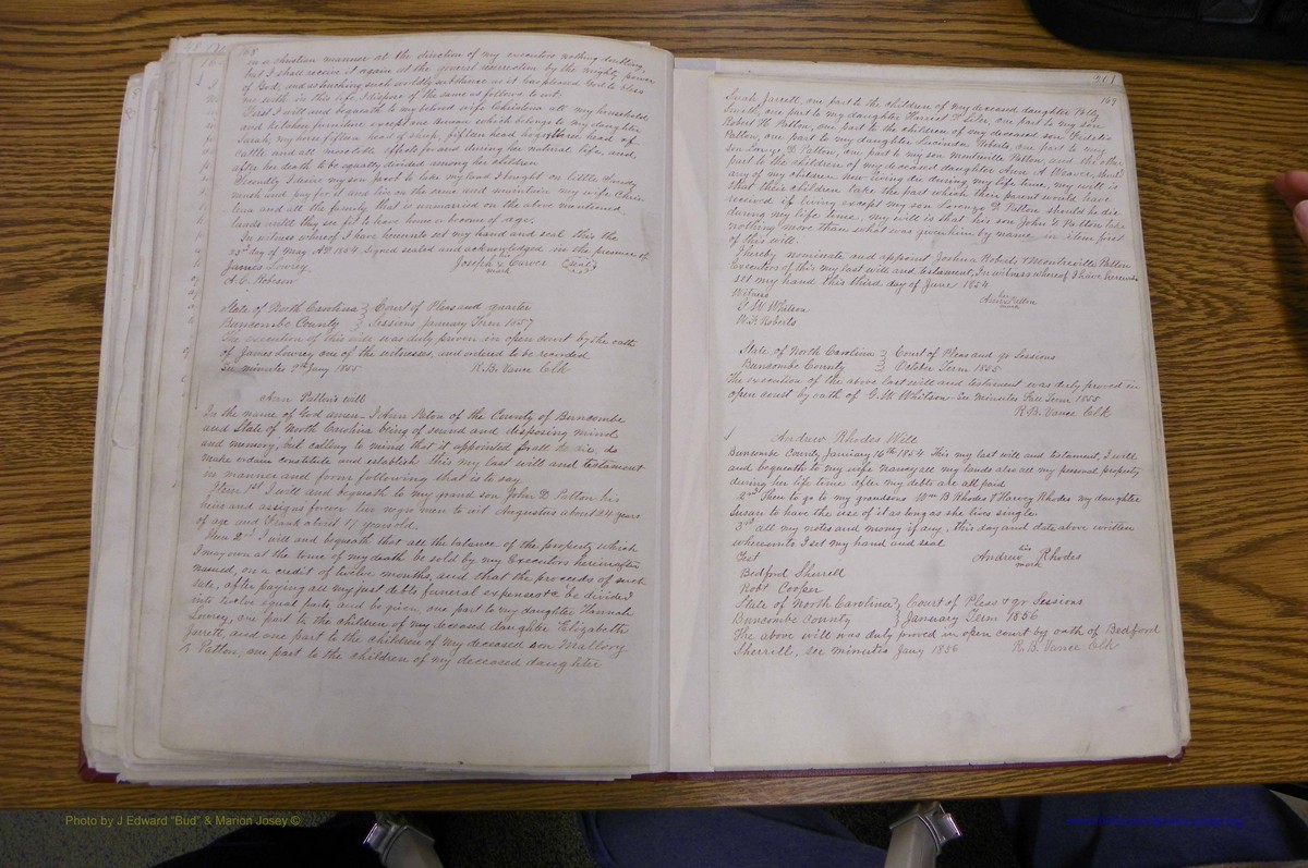 Bun Co, NC, Will  Book A, 1831 - 1868 (109).JPG