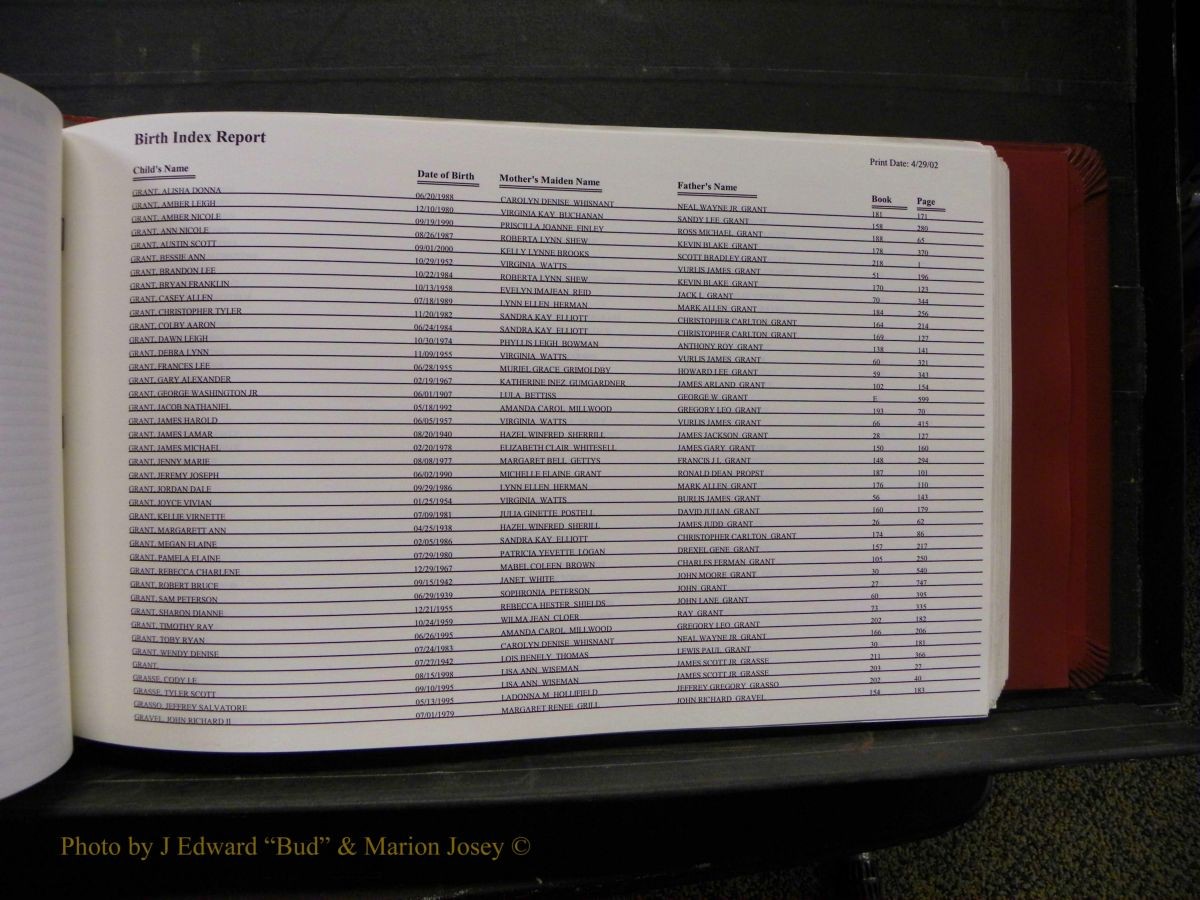 Burke Births, 1913-2001, A-L 1016.JPG