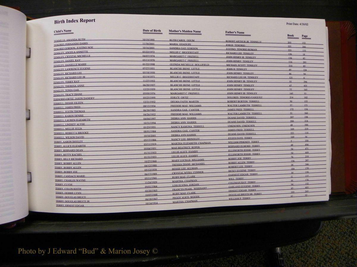 Burke Births, 1913-2001, M-Z 789.JPG