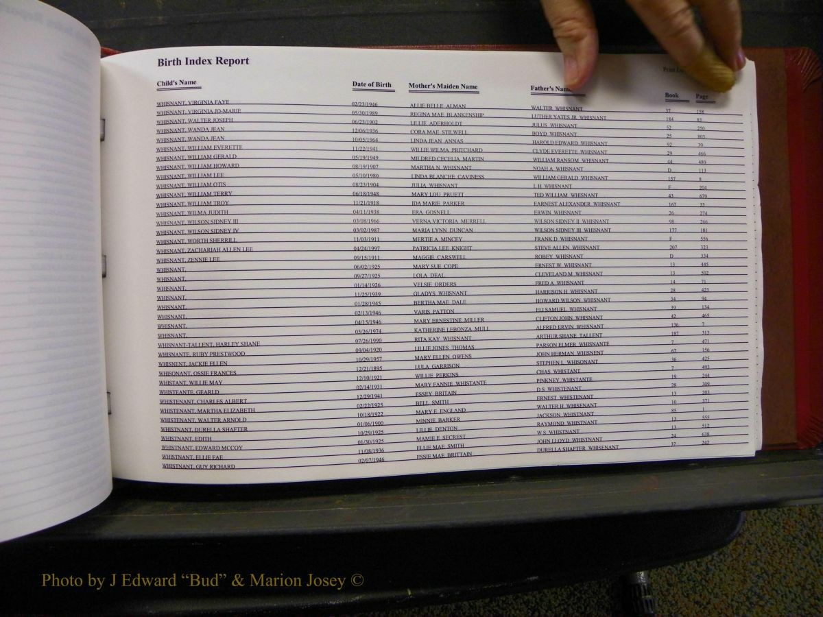 Burke Births, 1913-2001, M-Z 943.JPG