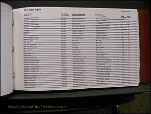 Burke Births, 1913-2001, M-Z 803.JPG