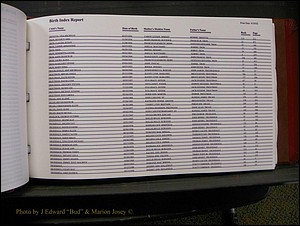 Burke Births, 1913-2001, M-Z 825.JPG