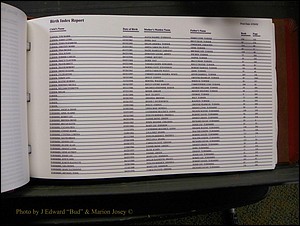 Burke Births, 1913-2001, M-Z 833.JPG