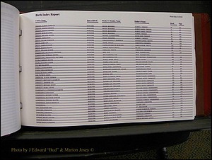 Burke Births, 1913-2001, M-Z 835.JPG