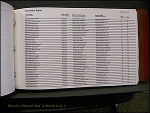 Burke Births, 1913-2001, M-Z 837.JPG