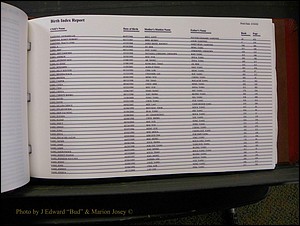 Burke Births, 1913-2001, M-Z 839.JPG