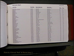 Burke Births, 1913-2001, M-Z 840.JPG