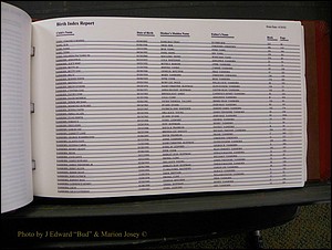 Burke Births, 1913-2001, M-Z 841.JPG