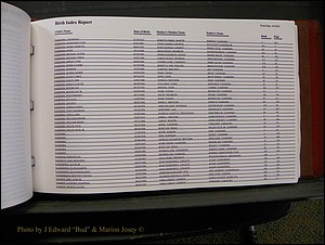 Burke Births, 1913-2001, M-Z 842.JPG