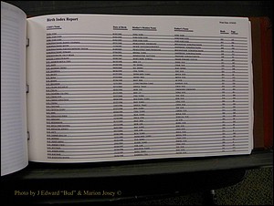 Burke Births, 1913-2001, M-Z 848.JPG