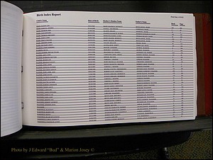 Burke Births, 1913-2001, M-Z 851.JPG