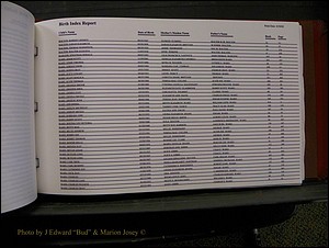 Burke Births, 1913-2001, M-Z 875.JPG