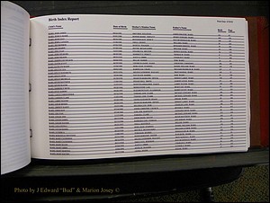Burke Births, 1913-2001, M-Z 877.JPG