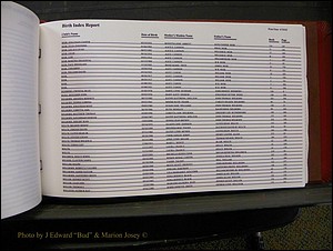 Burke Births, 1913-2001, M-Z 908.JPG