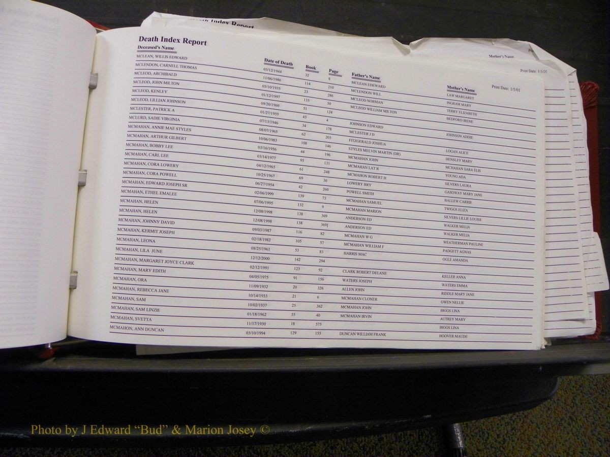 Burke Deaths, 1913-2001, M-Z 059.JPG