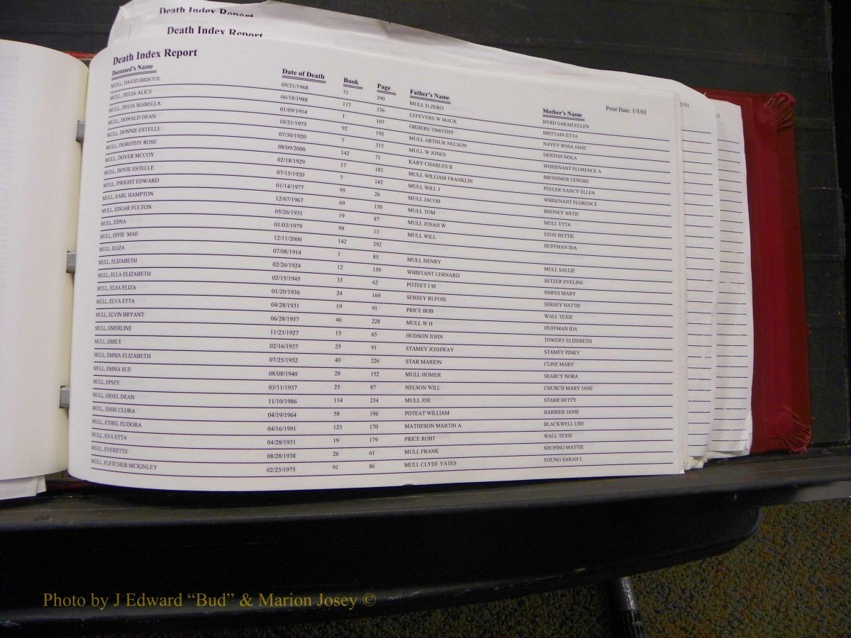 Burke Deaths, 1913-2001, M-Z 124.JPG