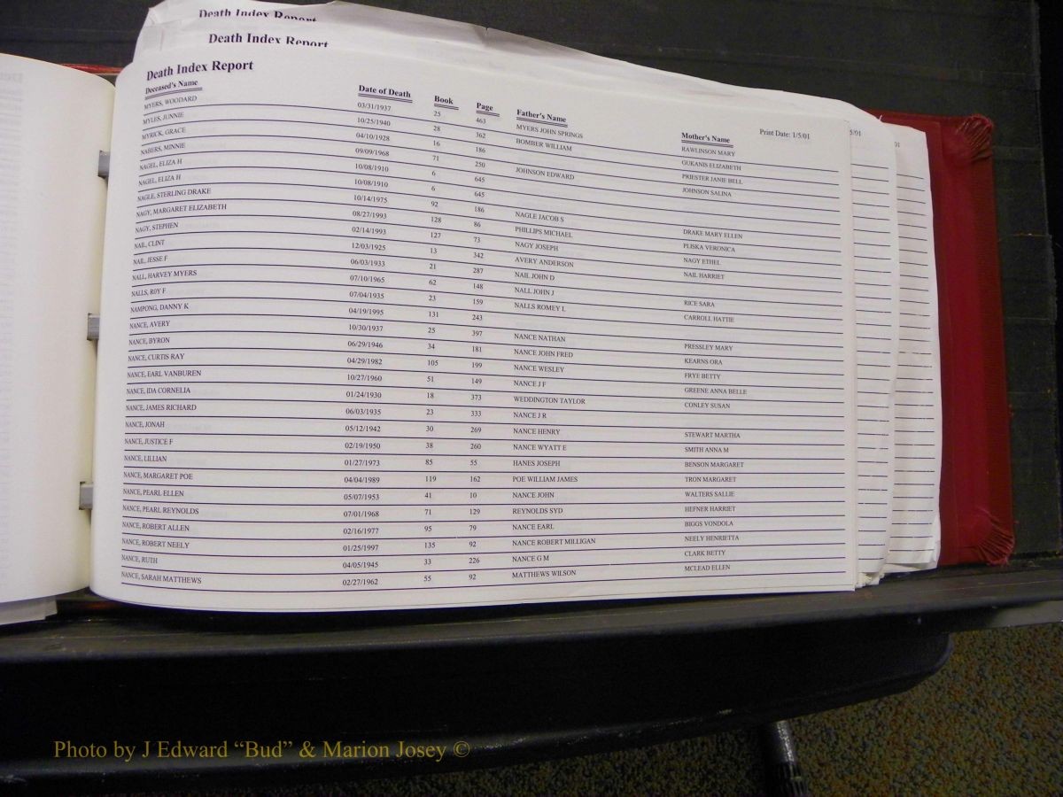 Burke Deaths, 1913-2001, M-Z 137.JPG