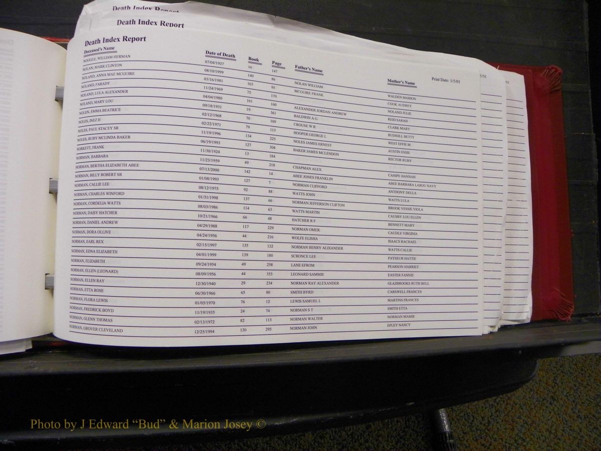 Burke Deaths, 1913-2001, M-Z 149.JPG