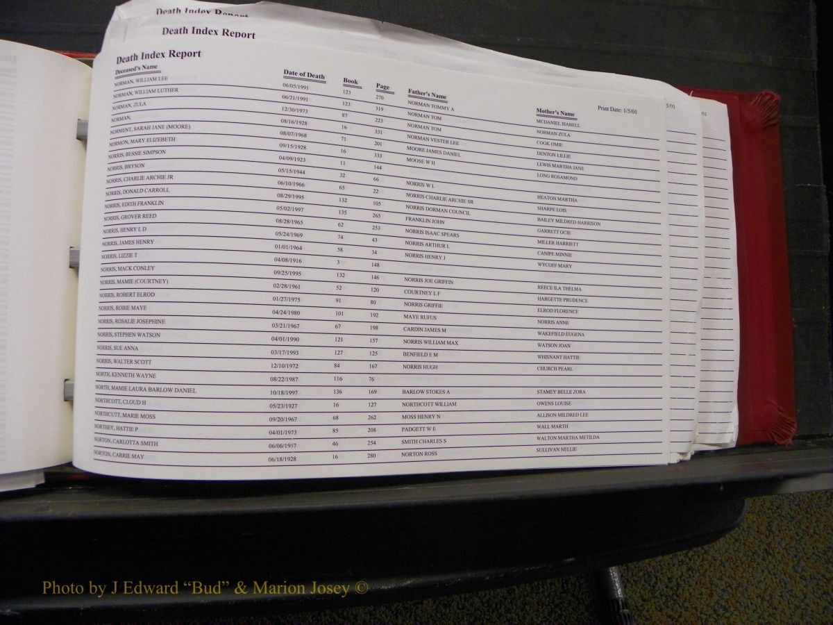 Burke Deaths, 1913-2001, M-Z 150.JPG