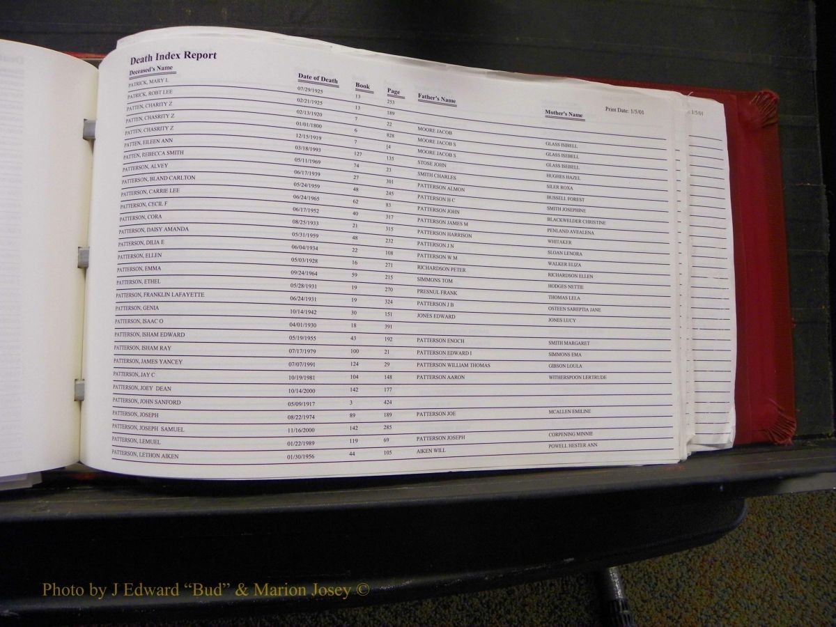 Burke Deaths, 1913-2001, M-Z 183.JPG