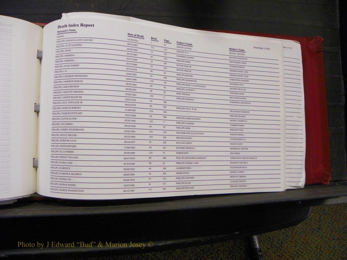 Burke Deaths, 1913-2001, M-Z 210.JPG
