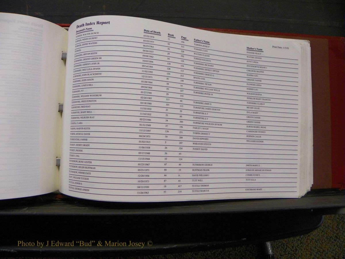 Burke Deaths, 1913-2001, M-Z 538.JPG