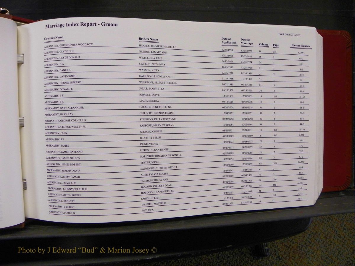 Burke Marriage Male Index, A-D 007.JPG