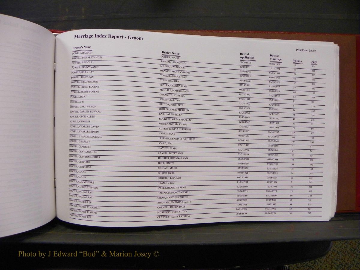 Burke Marriage Male Index, Book 2, Q-Z 057.JPG