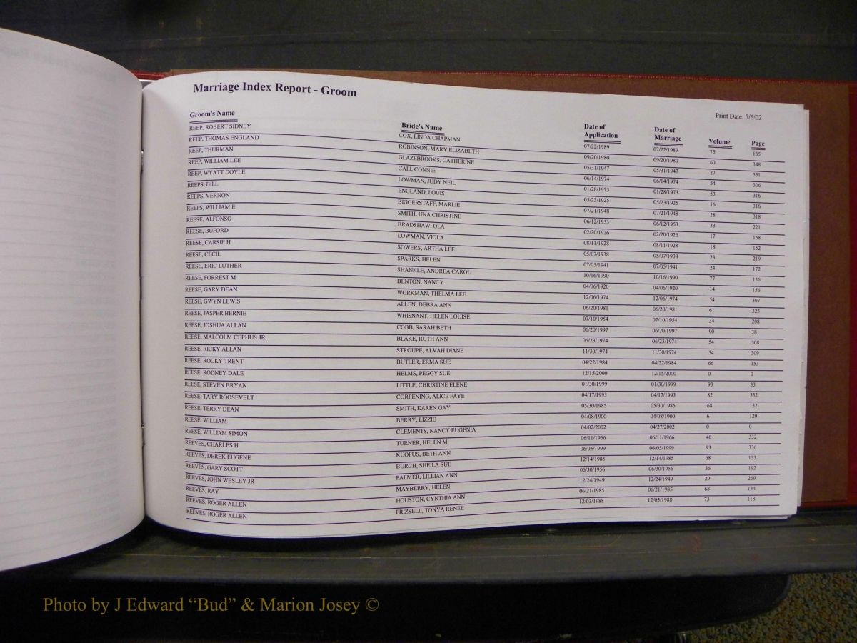 Burke Marriage Male Index, Book 2, Q-Z 098.JPG