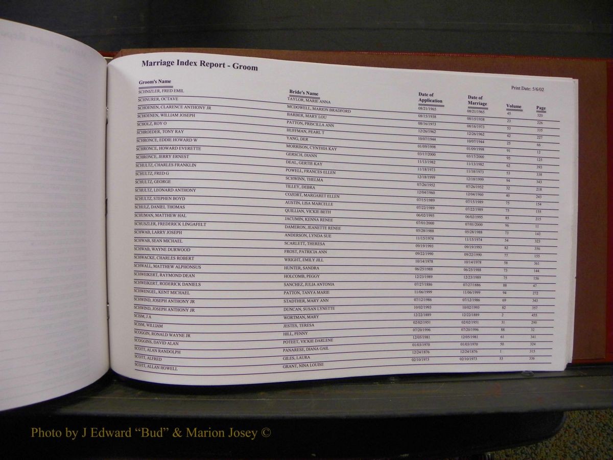 Burke Marriage Male Index, Book 2, Q-Z 138.JPG