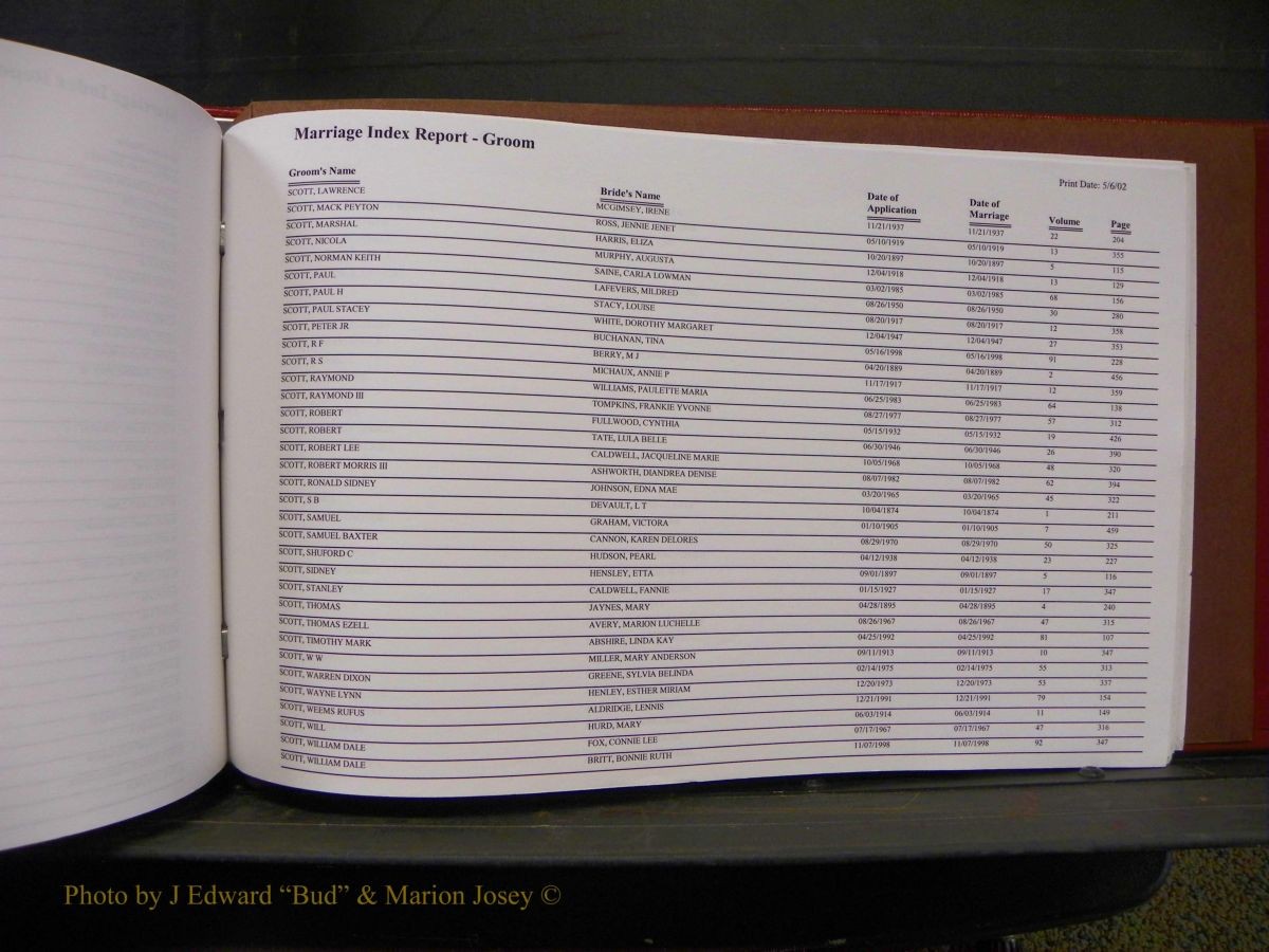 Burke Marriage Male Index, Book 2, Q-Z 140.JPG