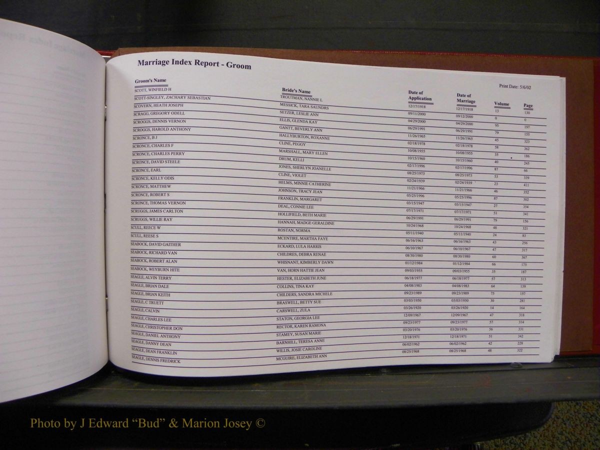 Burke Marriage Male Index, Book 2, Q-Z 141.JPG