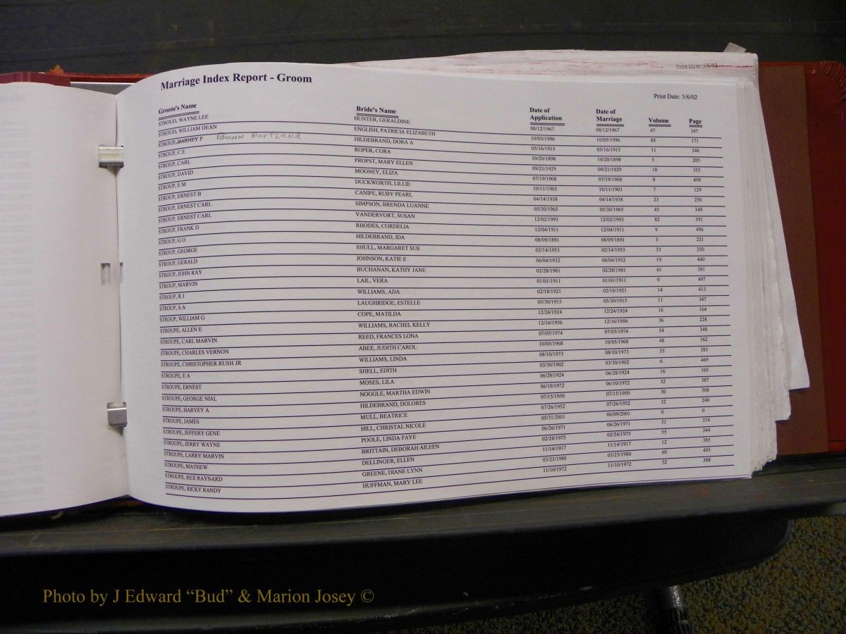 Burke Marriage Male Index, Book 2, Q-Z 224.JPG