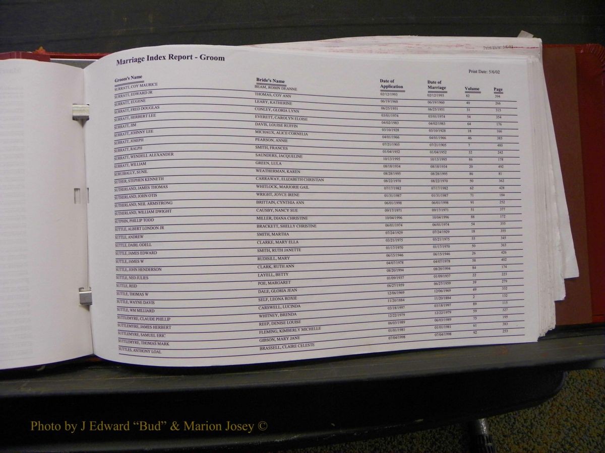 Burke Marriage Male Index, Book 2, Q-Z 229.JPG