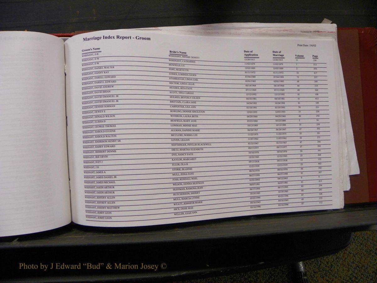 Burke Marriage Male Index, Book 2, Q-Z 309.JPG