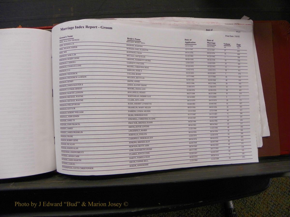 Burke Marriage Male Index, Book 2, Q-Z 345.JPG