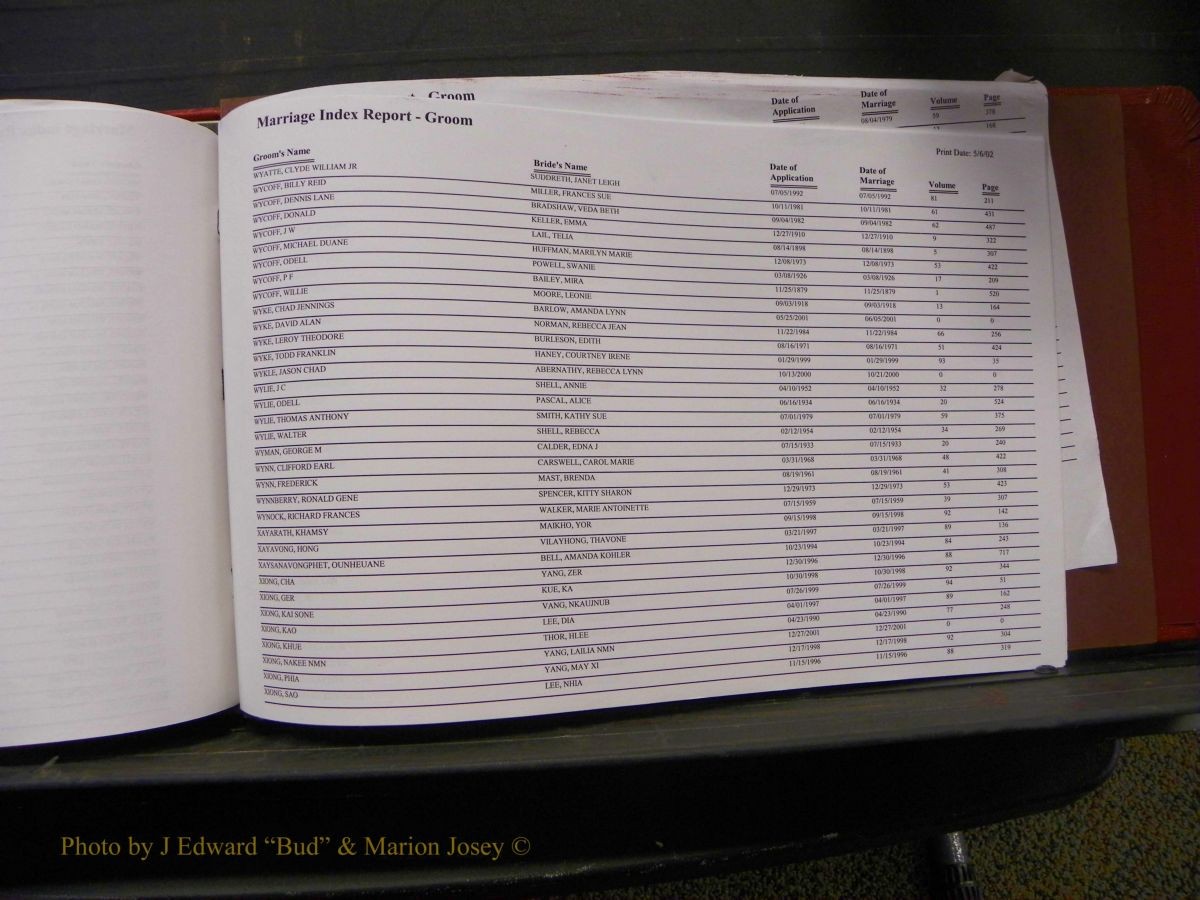 Burke Marriage Male Index, Book 2, Q-Z 357.JPG