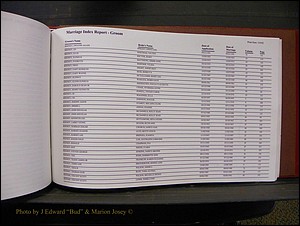 Burke Marriage Male Index, Book 2, Q-Z 103.JPG