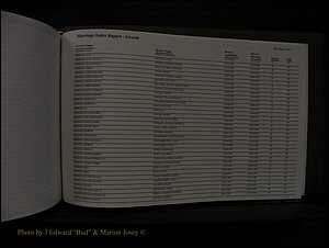 Burke Marriage Male Index, Book 2, Q-Z 167.JPG
