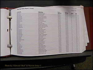 Burke Marriage Male Index, Book 2, Q-Z 187.JPG