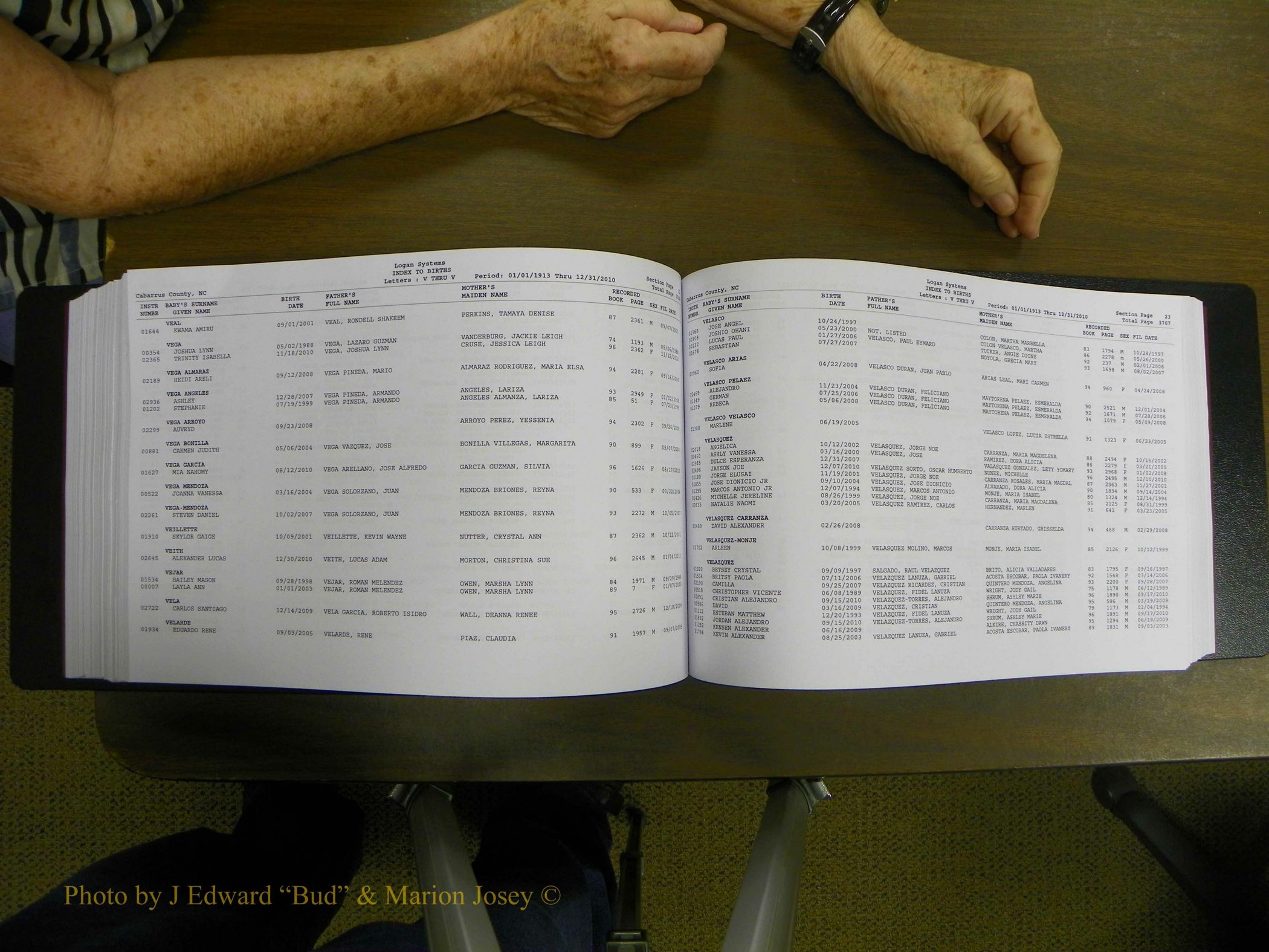 Cabarrus Births Index, S-Z, 1913-2010 317.JPG