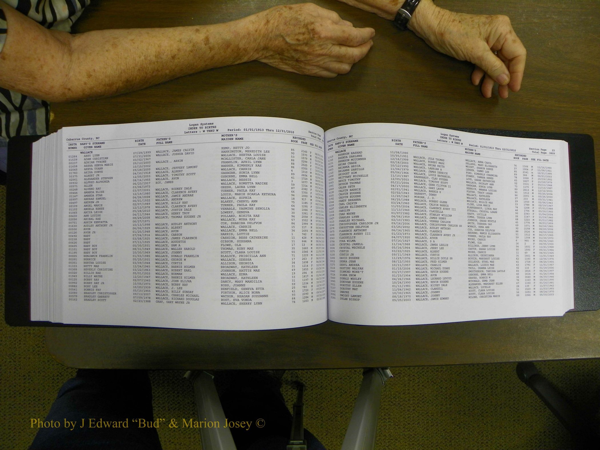 Cabarrus Births Index, S-Z, 1913-2010 338.JPG